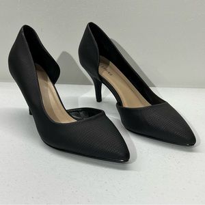 Call It Spring Women’s D’Orsay Pebbled Black Pumps Heels - Size 10